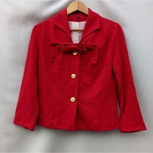 CAbi beau sweetheart bow blazer / jacket